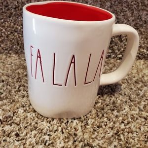 Rae Dunn Fa La La Christmas Mug